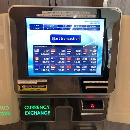 Omo Kansai Airport By Hoshino Resorts Izumisano Ngoại thất bức ảnh Currency exchange machine at the airport